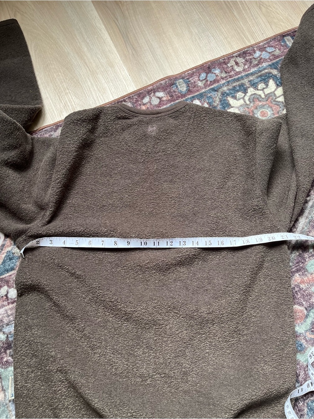 Men’s Windriver Classic Cozy Crewneck Sweater - Brown like new Size Small - Picture 8 of 9